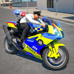 Police Bike Stunt Race Game jeu