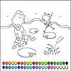 Prince and the frog coloring game