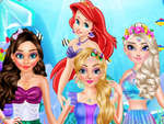 Princess Mermaid Stijl Make-up spel