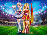 Prinzessinnen bei der Weltmeisterschaft 2018 Spiel