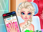 Princess Nail Salon Makeover spel