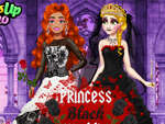 Prinzessin schwarz Hochzeitskleid Spiel