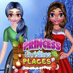 Lugares navideños de princess juego