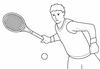 Ракета спортове-1 Тенис игра