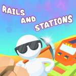 Rails en stations spel