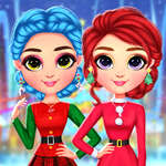Rainbow Girls karácsonyi ruhák játék
