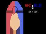 Identitate roșu și albastru joc
