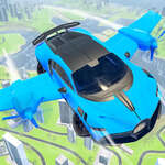 Real Sports Flying Car 3d game