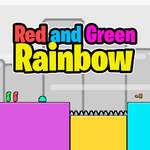 Roter und grüner Regenbogen Spiel