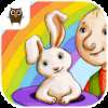 Roberto conejo y un arco iris juego