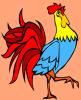 Rooster coloring game