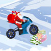 Weihnachtsmann auf Fahrrad Spiel