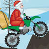 Santa na motorke hra