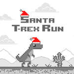 Course du Santa T Rex jeu