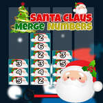 Santa Claus fusiona números juego