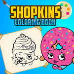 Livre à colorier Shopkins jeu