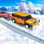 Sneeuwploeg Jeep Simulator spel