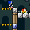 Sonic perdu dans la partie de Super Mario World 2 jeu
