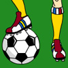 Jugador de fútbol para colorear juego