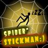 Spinne Stickman Spiel