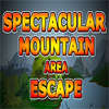 Spectaculaire berg gebied Escape spel