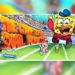 Štvorcové nohavice SpongeBob Veľké preteky slimákov hra