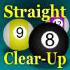 Straight Clear-Up Pool Billiards game
