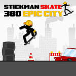 Stickman Skate 360 Epic City game
