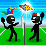 Stickman Sport Badminton Spiel