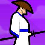 Samurai de sombrero de paja juego