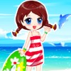 Summer Beach Dress Up game