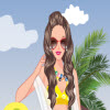 Surfer girl dressup hra