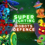 Super Fighting Robots Verteidigung Spiel