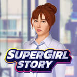 Super Girl Verhaal spel
