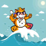 Surfer-Katze Spiel