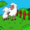 Сладък овце оцветяване игра