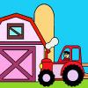 Süße Traktor in der Farm Spiel