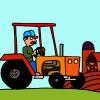Traktor vo farme hra