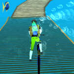 Víz alatti kerékpározás játék