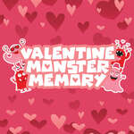 Valentinstag Monster Erinnerung Spiel