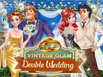 Vintage Glam Doppel Hochzeit Spiel