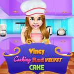 Vincy Cooking Red Velvet Cake game
