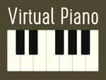 Virtuelles Klavier Spiel