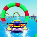 Water Car Stunt Racing jeu