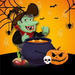 Witch Word Halloween Puzzel Game