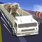 Camion per il trasporto di animali selvatici gioco