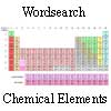 Elementos químicos de la sopa de letras juego