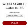 WordSearch országok játék