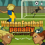 Champions de pénalité de football féminin jeu