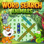 Zvieratá na vyhľadávanie slov hra